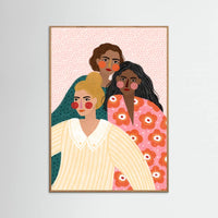 Oak Nature Girl Friends Poster