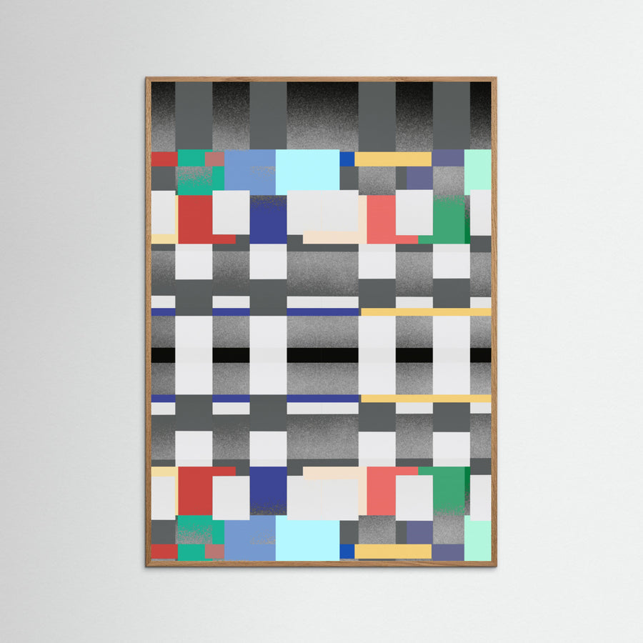 Glitch abstract artwork 04 -juliste