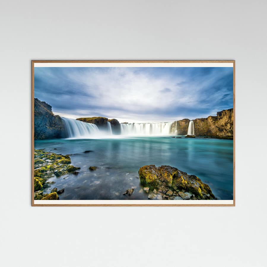 Godafoss Poster – plakat og kunsttryk
