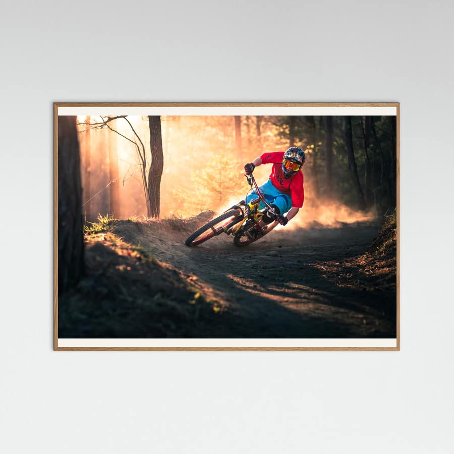 Golden Bermed Corner Poster – plakat og kunsttryk
