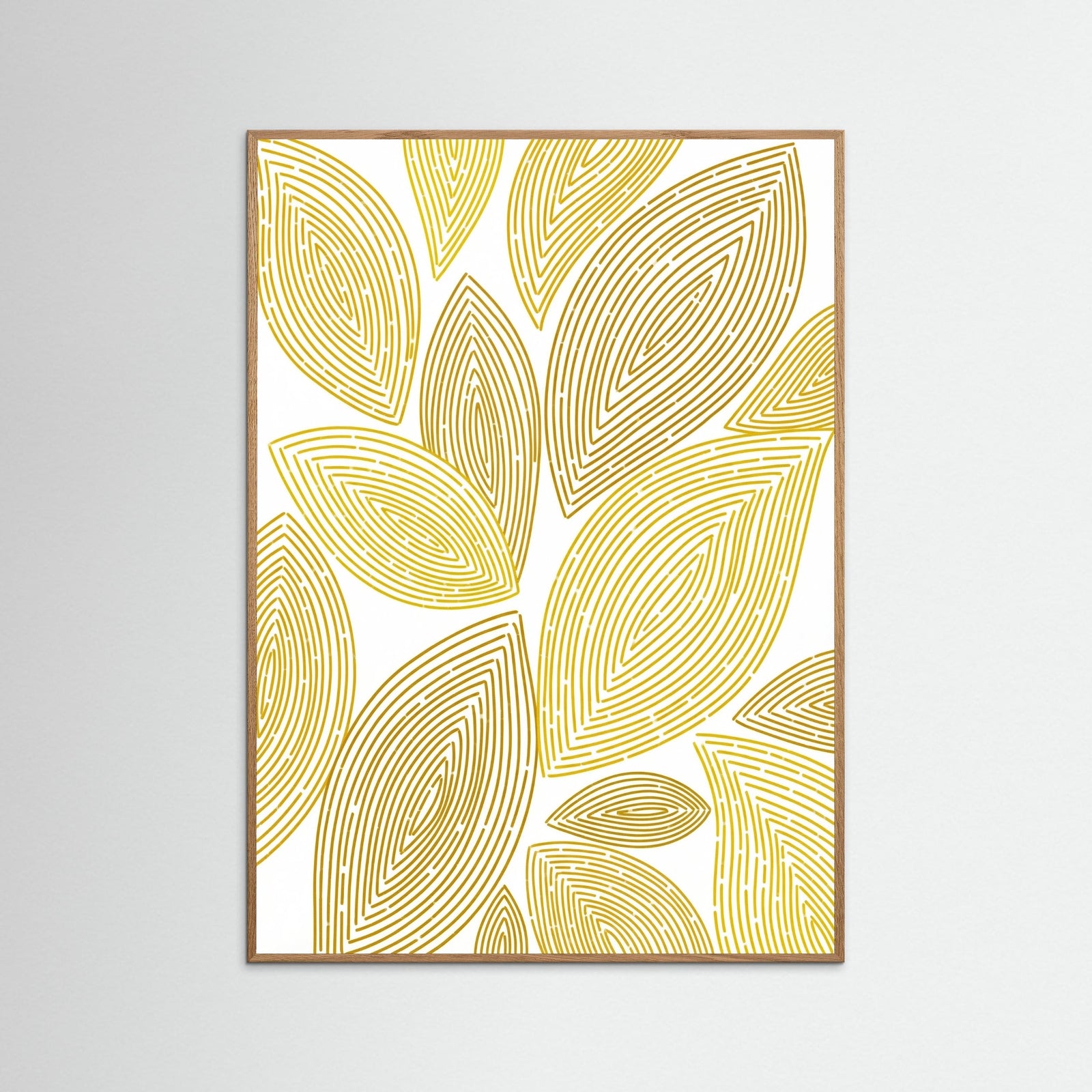 Oak Nature Golden Spirals