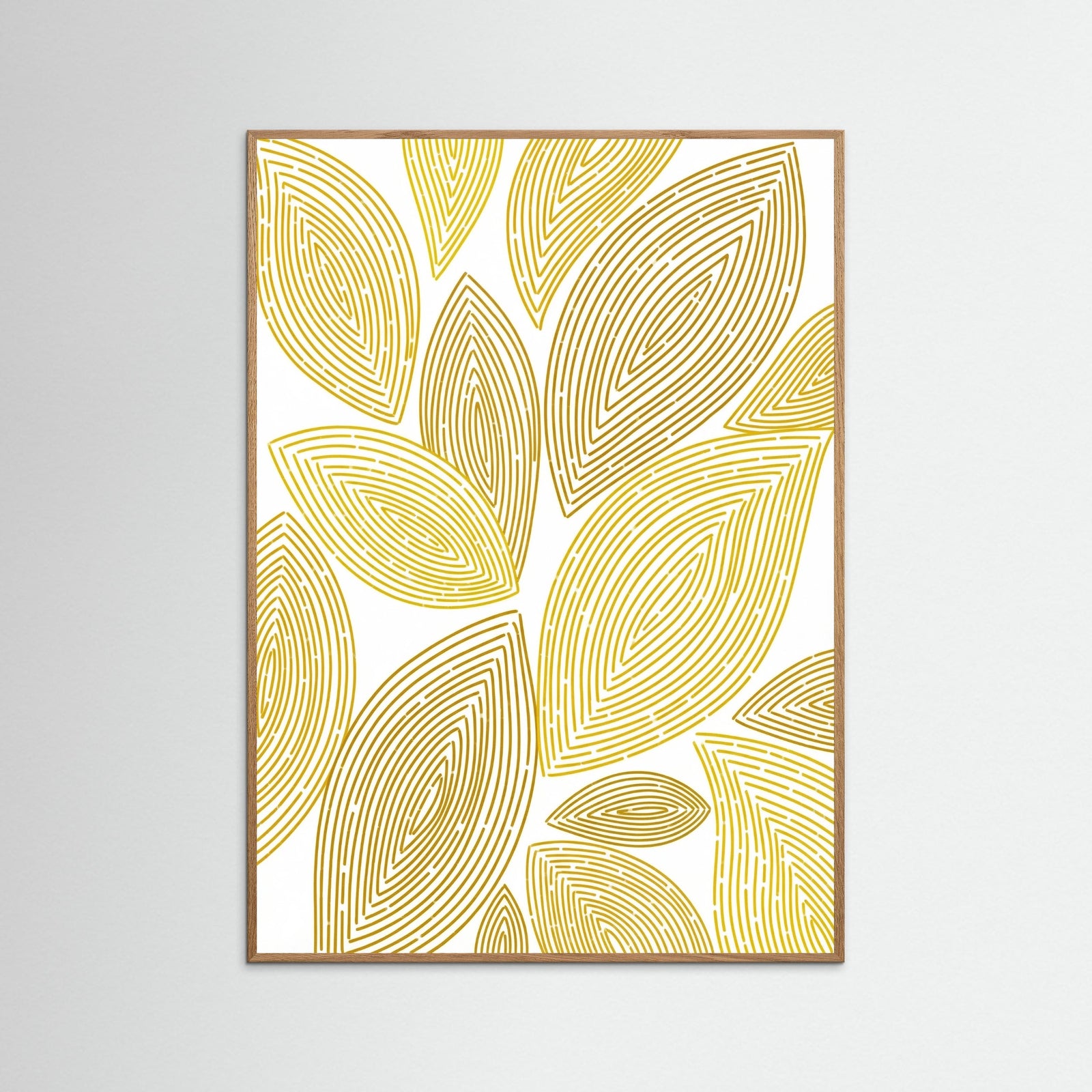 Oak Nature Golden Spirals