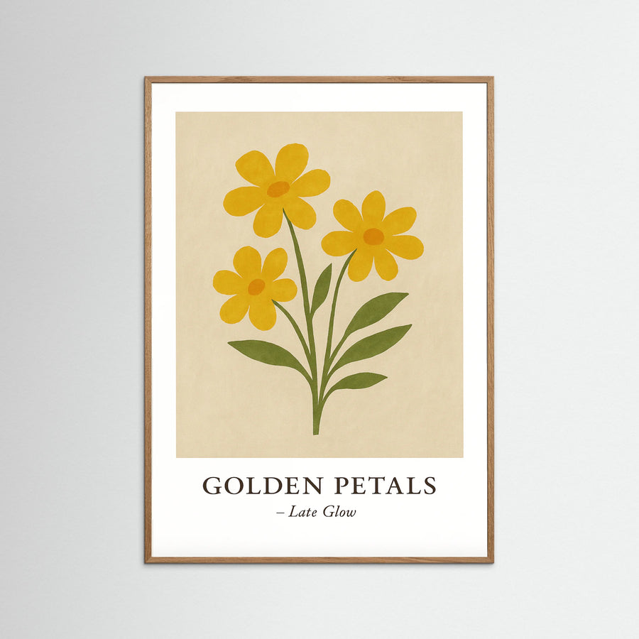 Golden petals