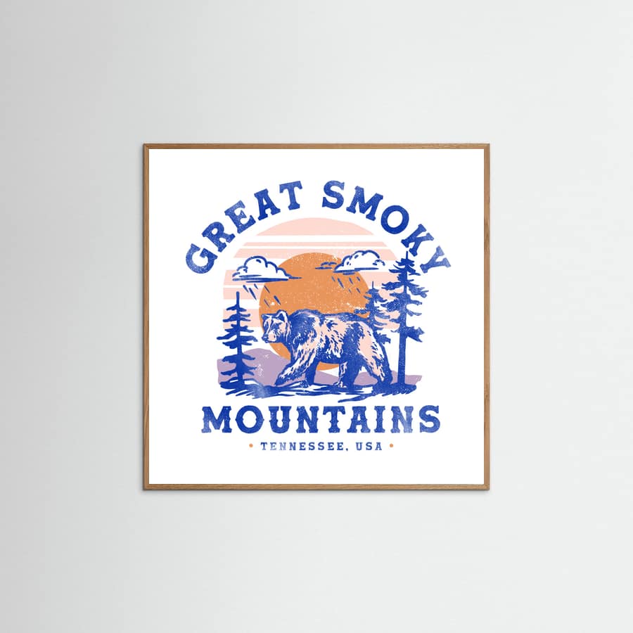 Great Smoky Mountains National Park Tennessee Poster