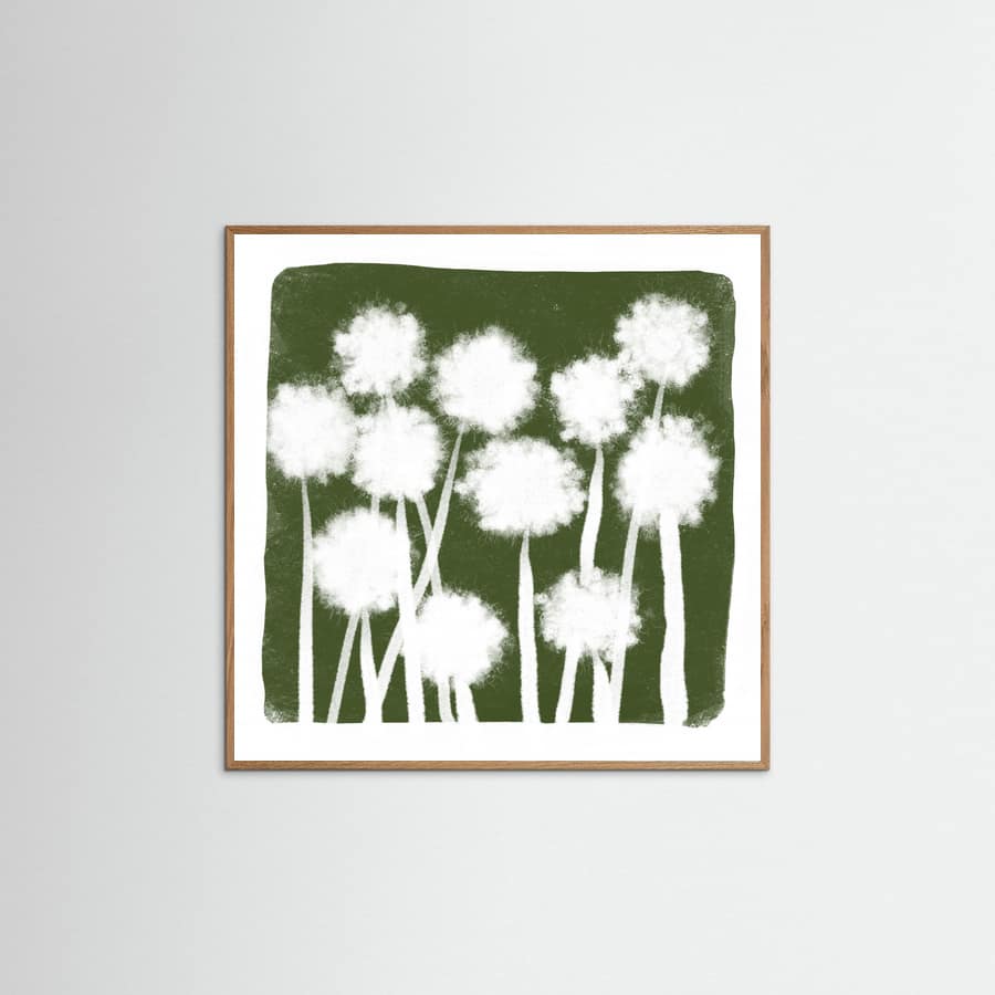 Green Abstract Poster – poster and art print