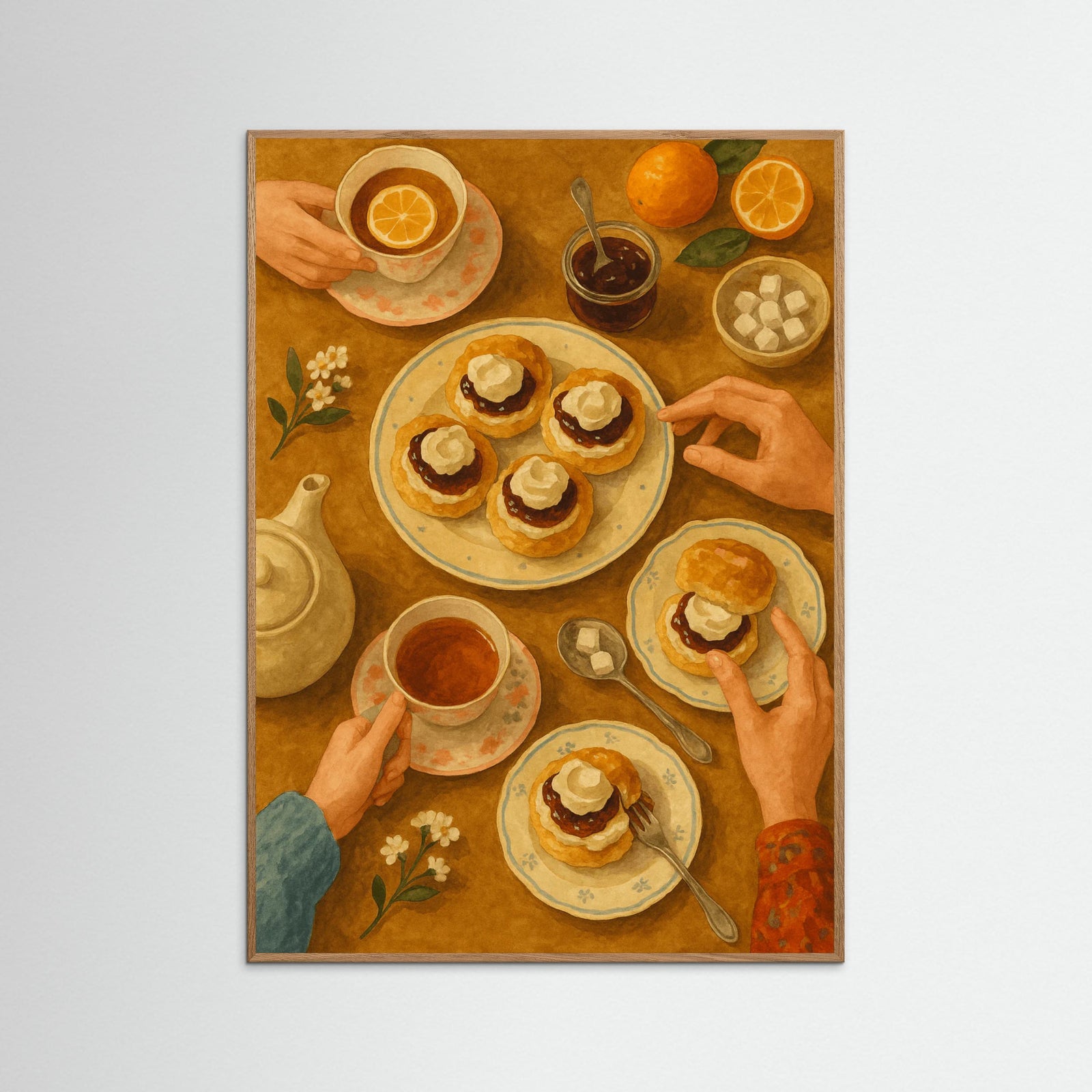 Oak Nature Green Essence Table