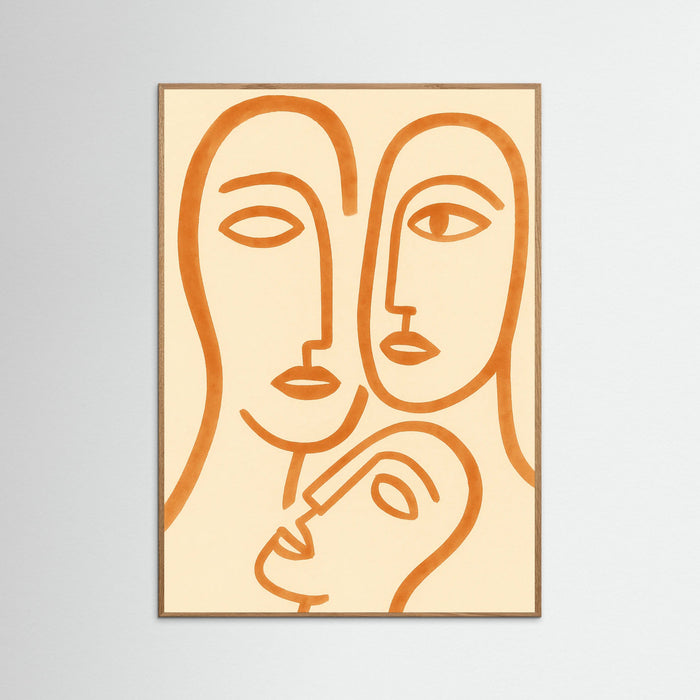 Oak Nature Green Line Faces