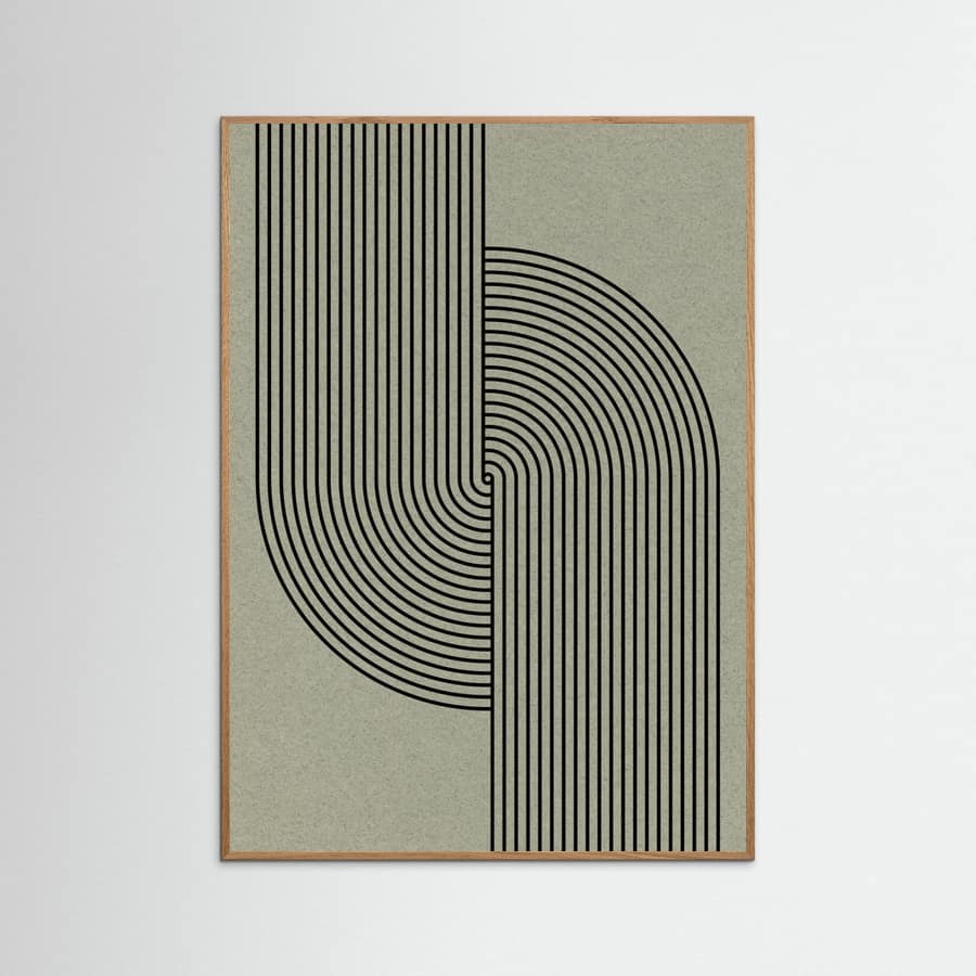 Poster Green Mid Century Modern – poster e stampa artistica