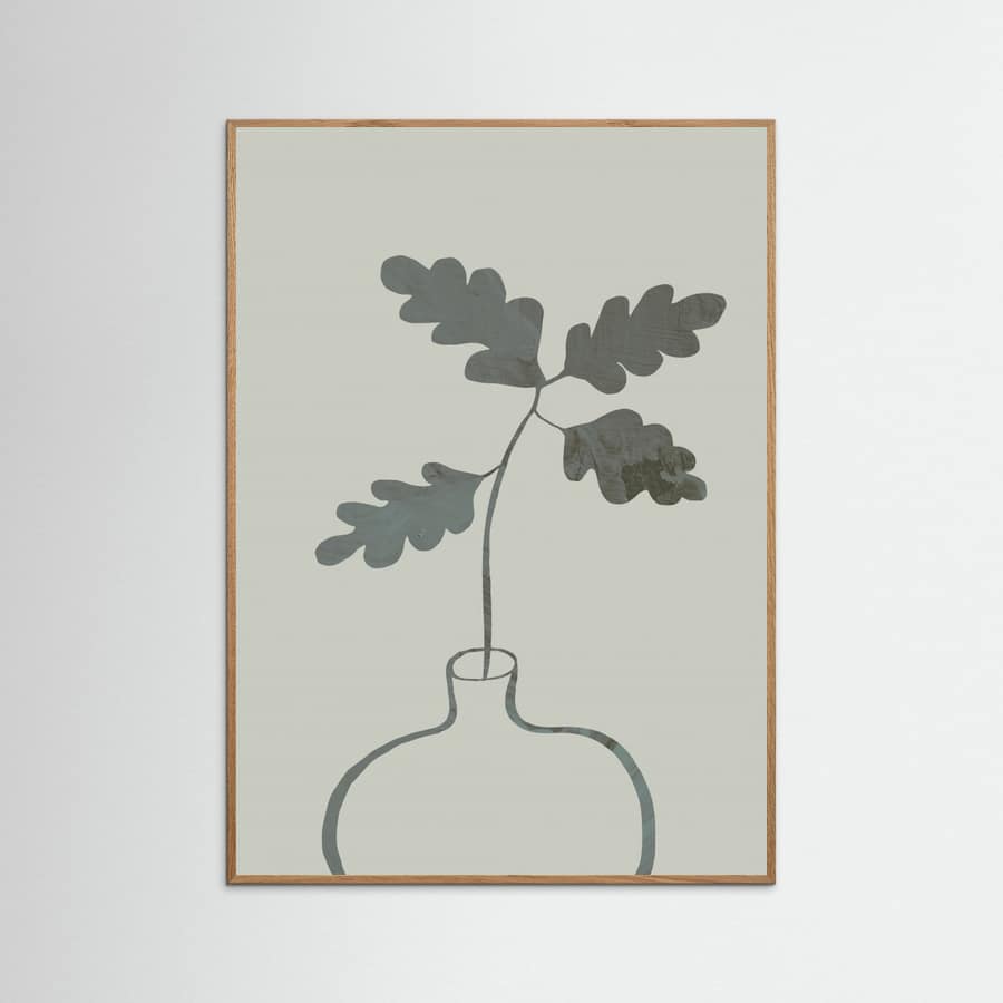 Green Oak Plant Poster – plakat og kunsttryk