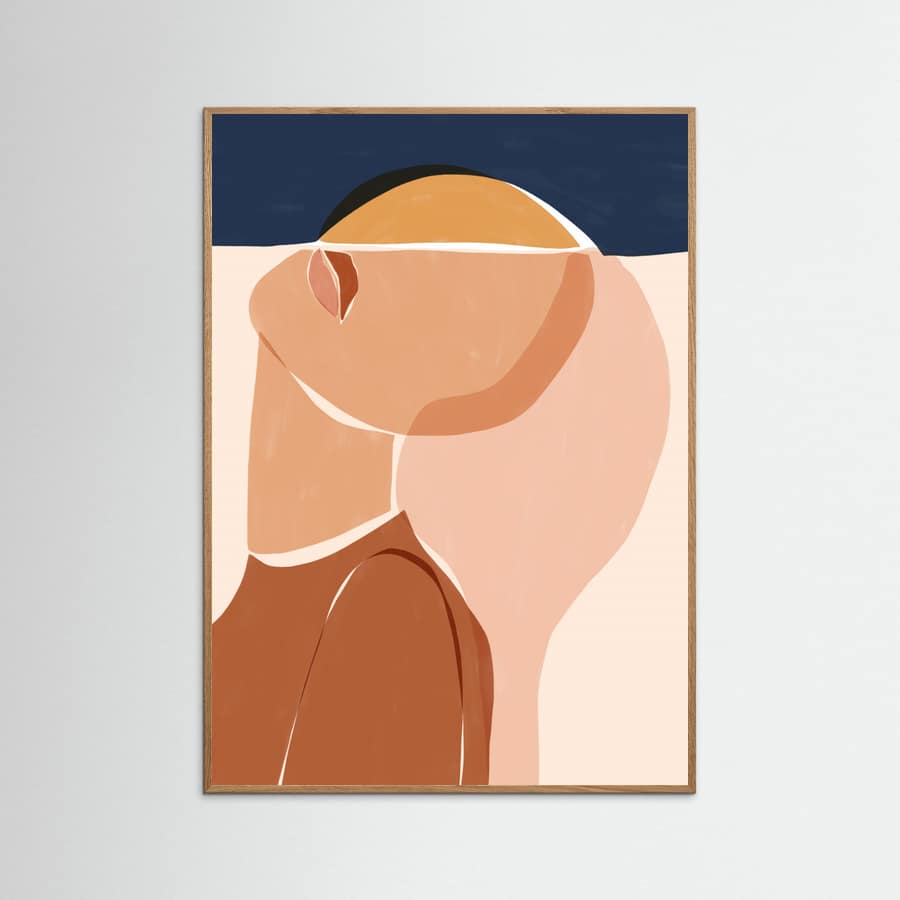 Half Face Half Sun Poster – poster and art print