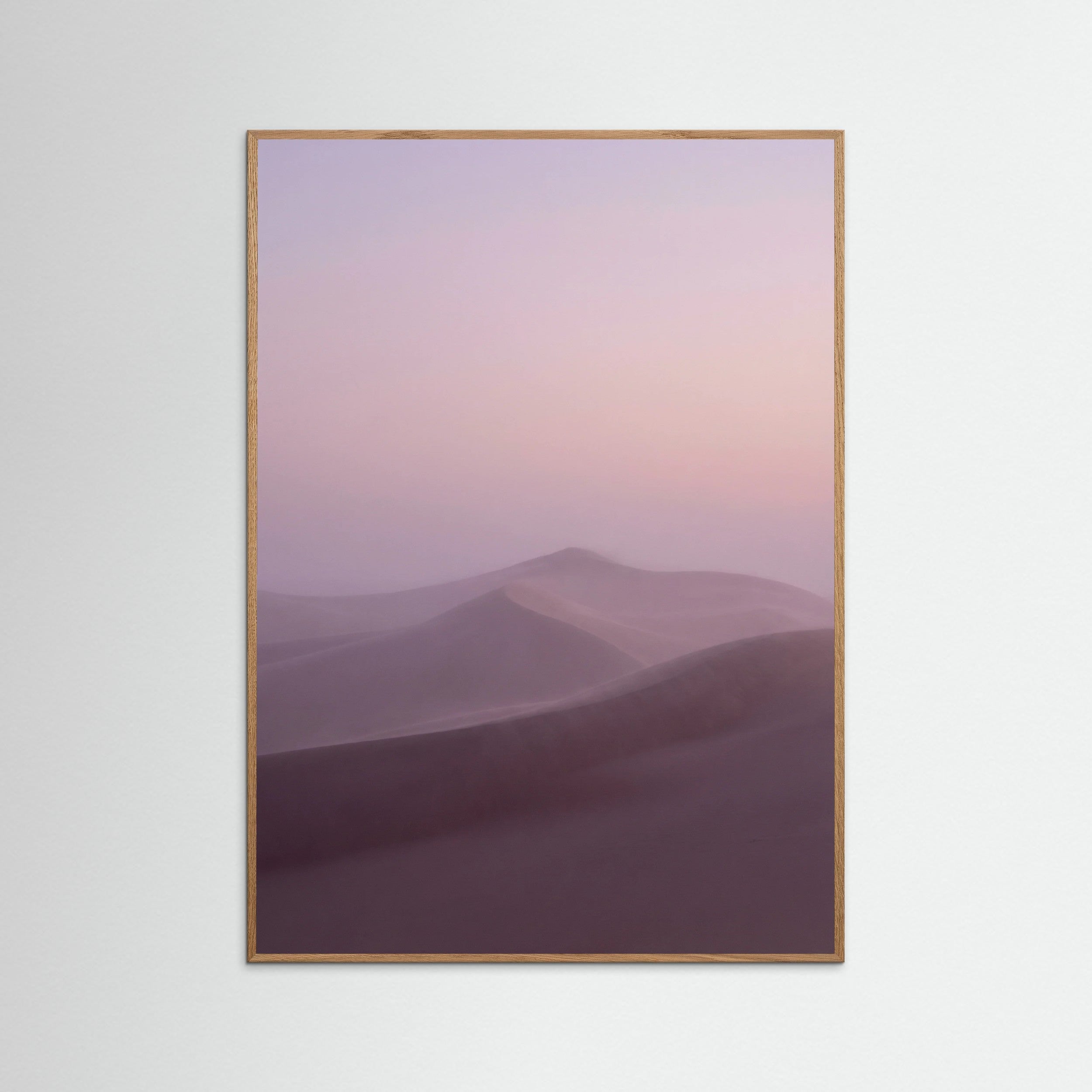 Oak Nature Hazy Peaks
