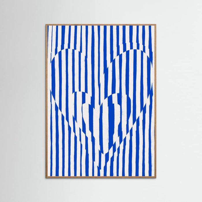 Plakat Hearts (Blue Version) – plakat i druk artystyczny