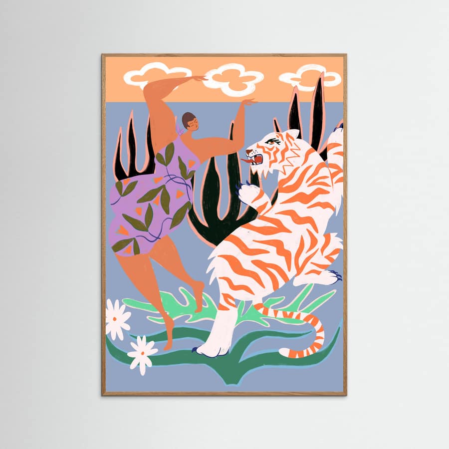 Hello Tiger Poster