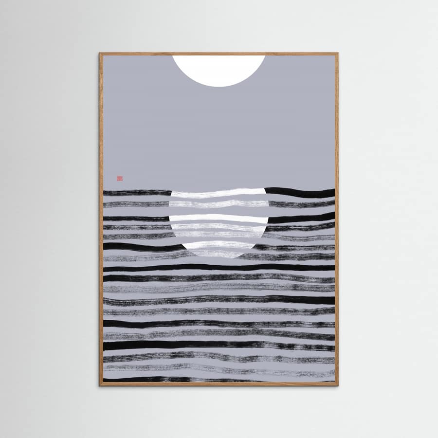 Hidden Moon N°2 | Reflection Poster