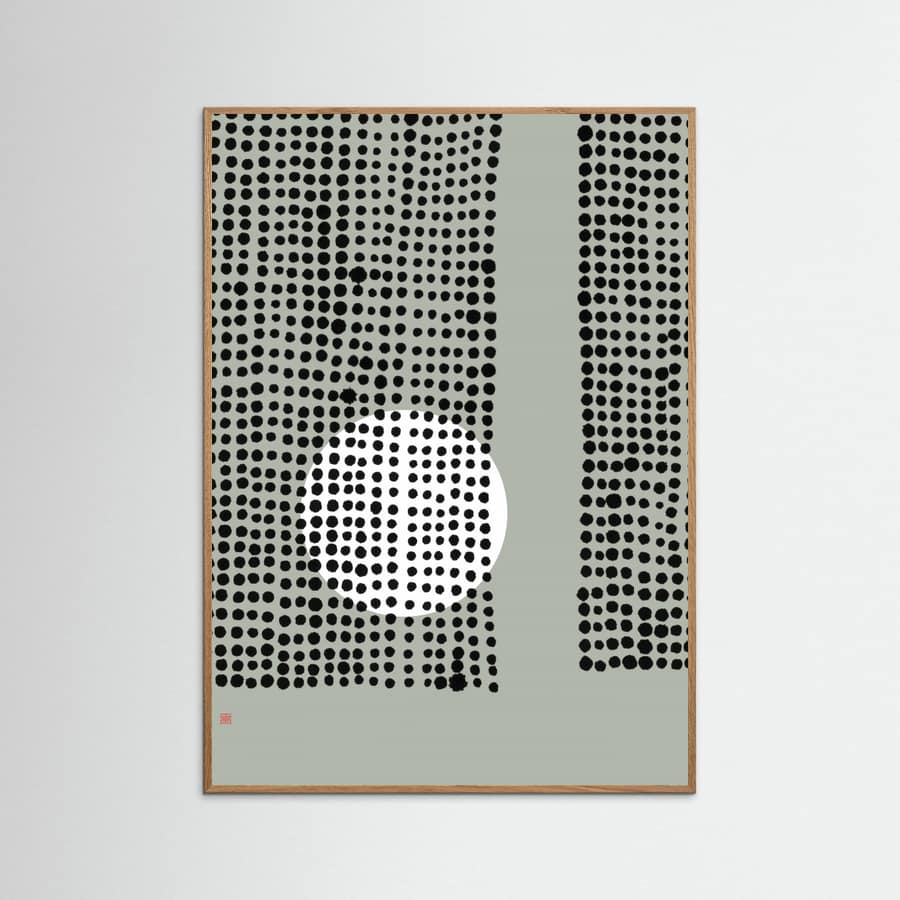 Hidden Moon N°4 | Behind the Curtains Poster – poster and art print
