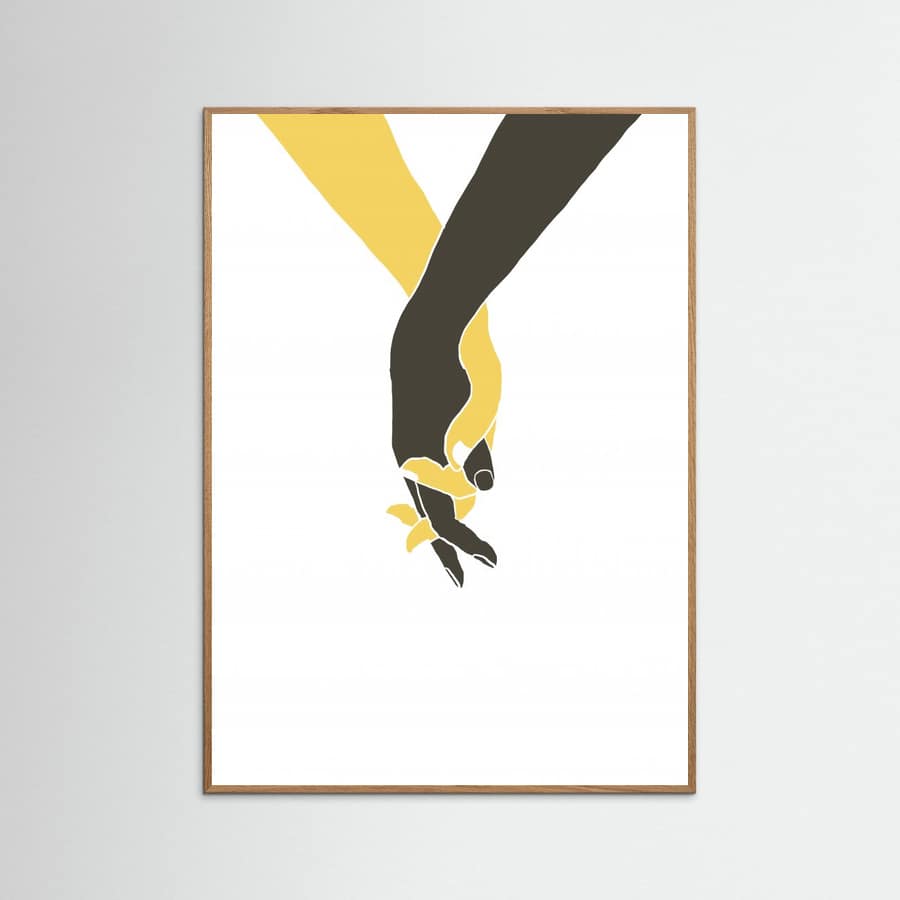 Plakat Holding Hands – plakat i druk artystyczny