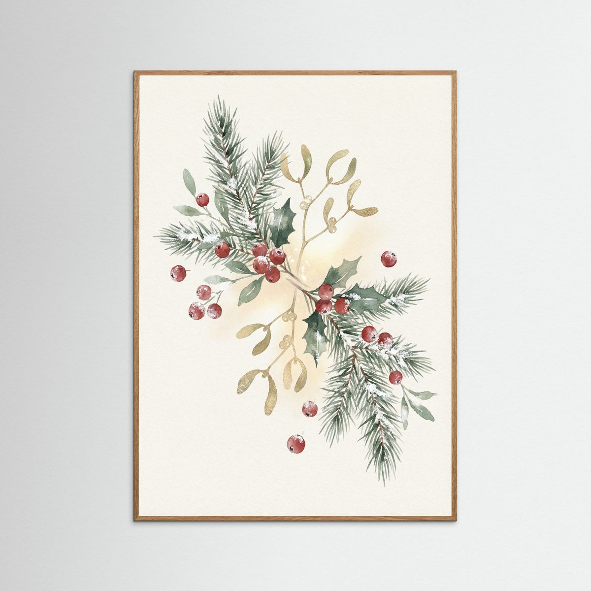 Oak Nature Holiday Harmony Wreath