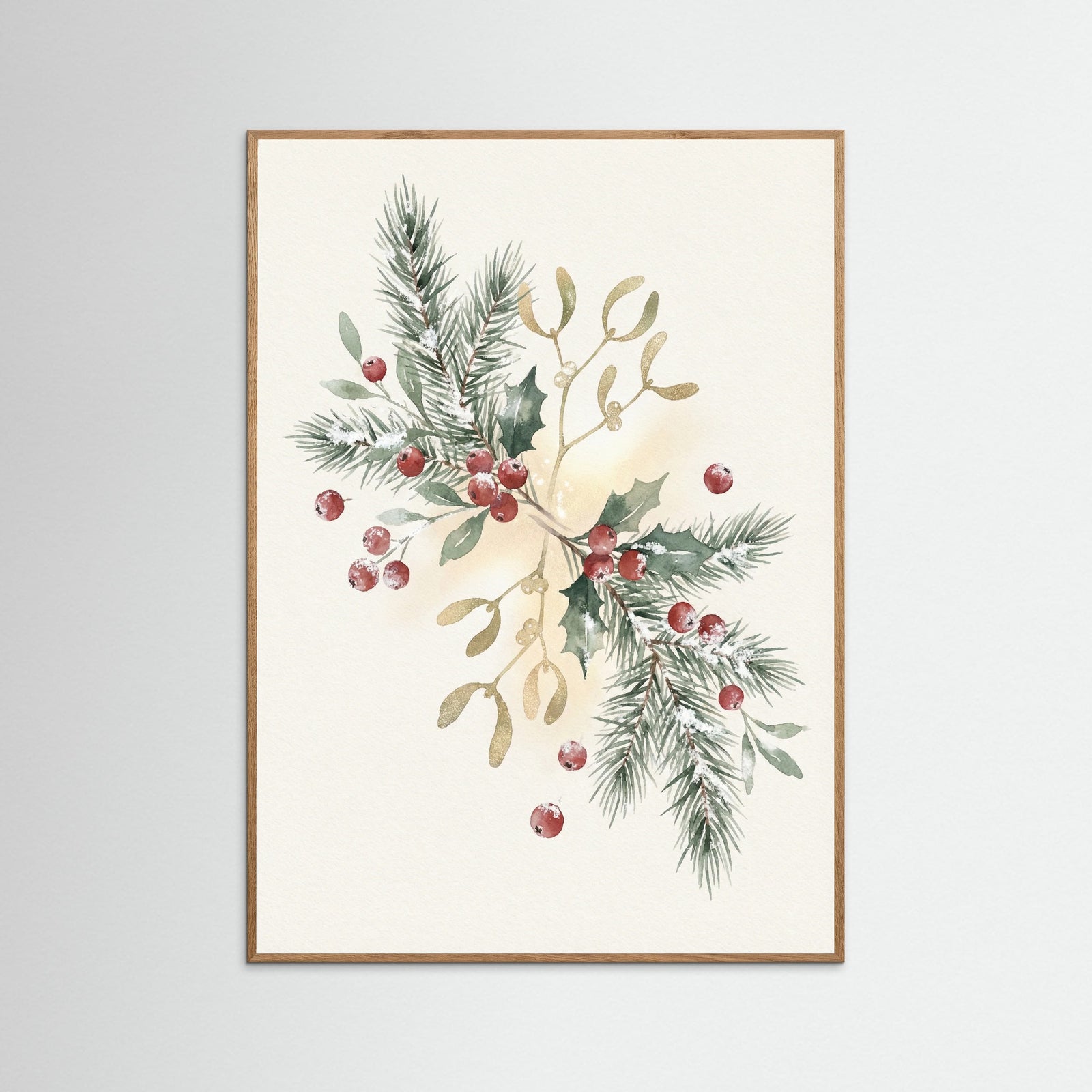 Oak Nature Holiday Harmony Wreath