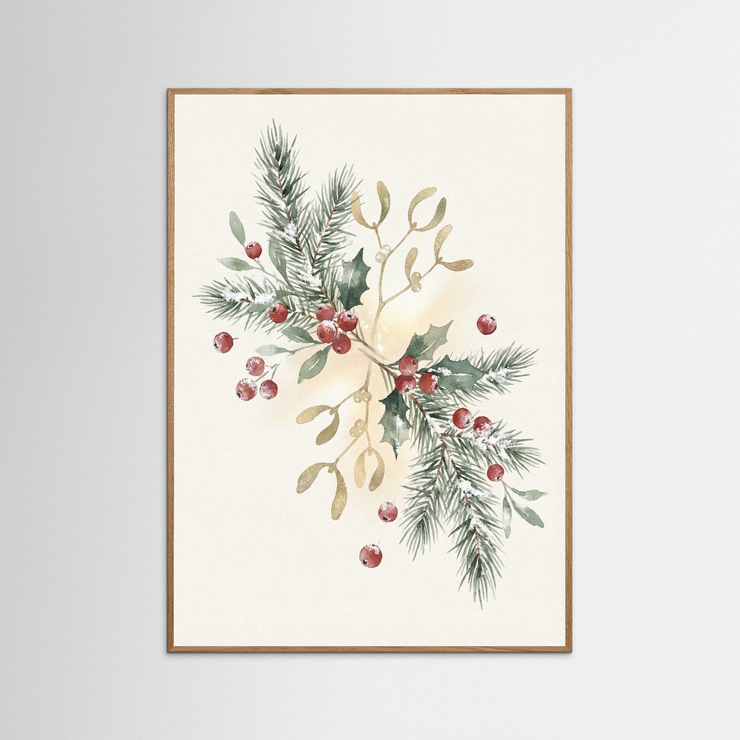 Oak Nature Holiday Harmony Wreath