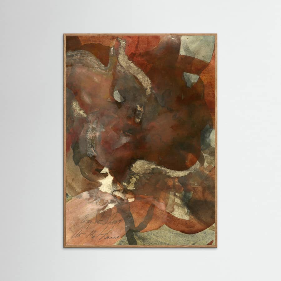 Hommage à Emil Nolde VII Poster – plakat og kunsttryk