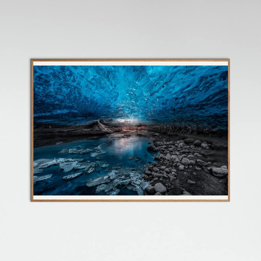 Ice Cave Poster – plakat og kunsttryk