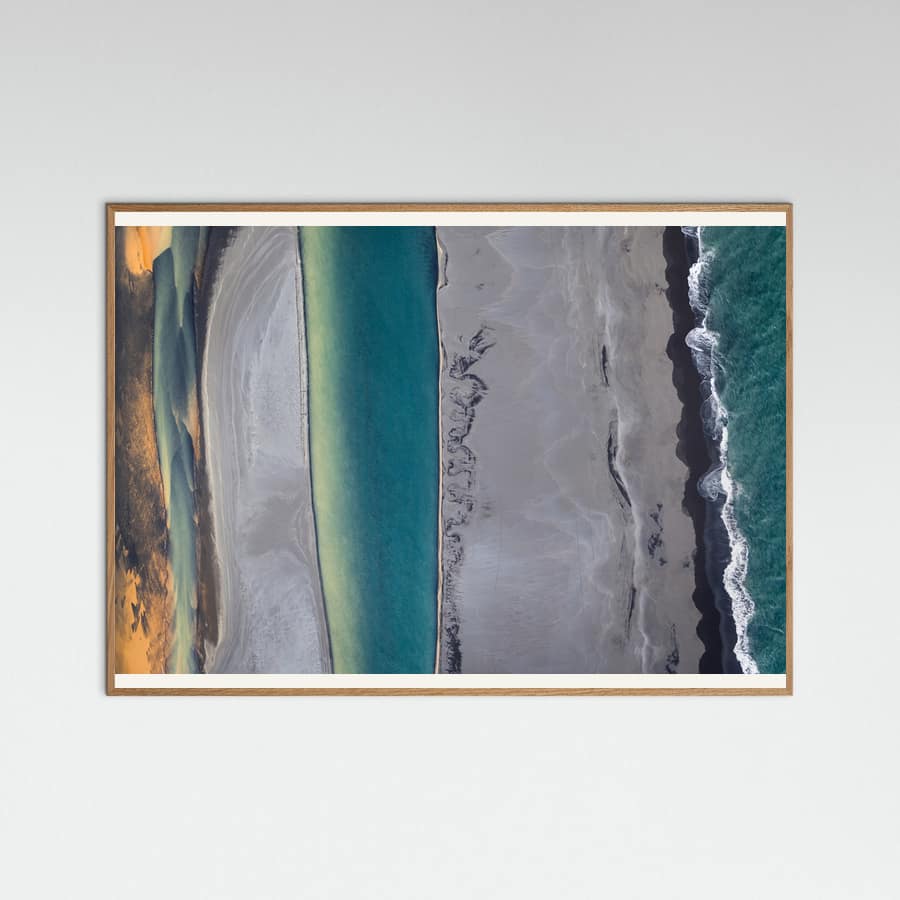 Plakat Icelandic coastline – plakat i druk artystyczny