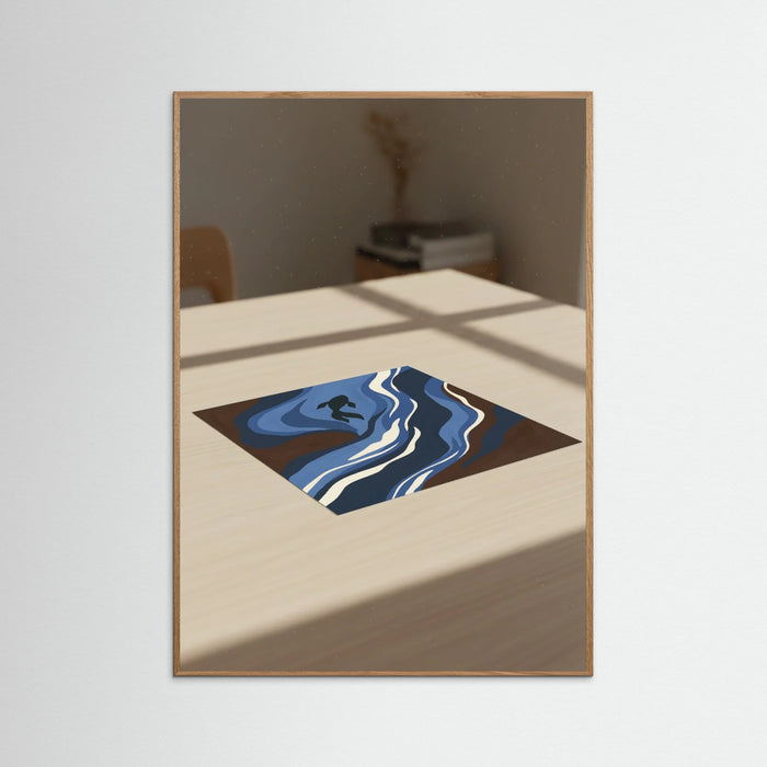 Oak Nature Indigo Bloom Brown