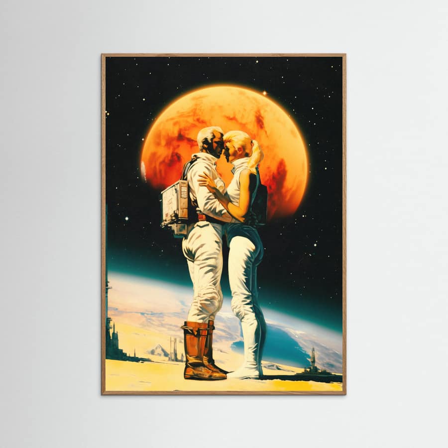 Intergalactic Love Poster – poster and art print