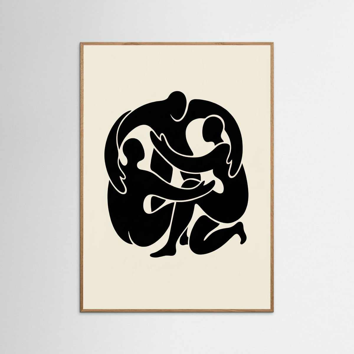 Oak Nature Intertwined Gaze Black