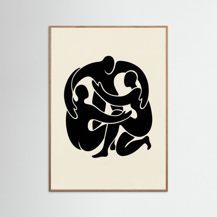 Oak Nature Intertwined Gaze Black