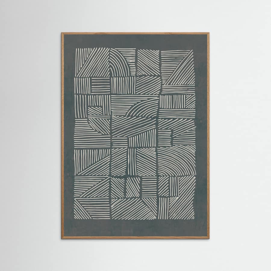 Irregular Pattern Poster