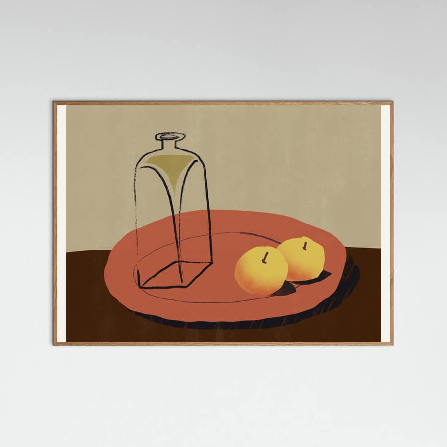 Plakat Jar and apple – plakat i druk artystyczny