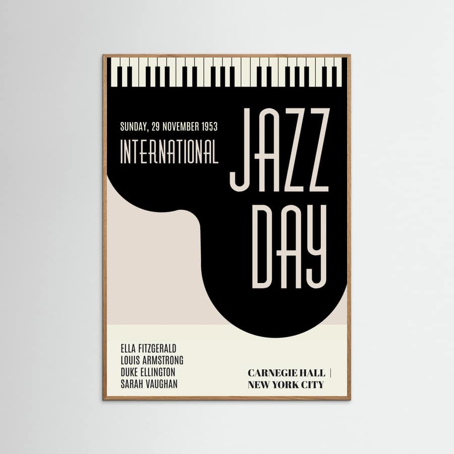 Jazzy Days Poster – poster and art print