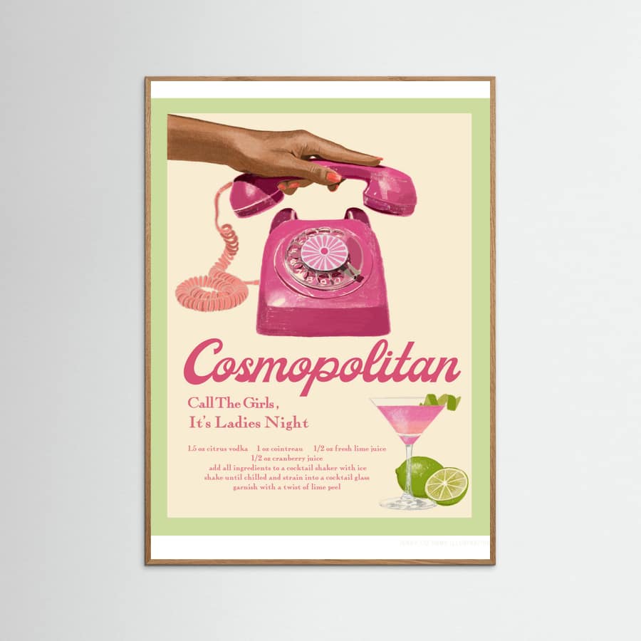 Poster Jlr Cocktails Cosmopolitan