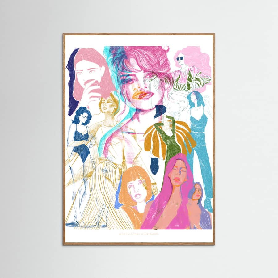 Jlr Collage1 Copy 3 Poster – plakat og kunsttryk