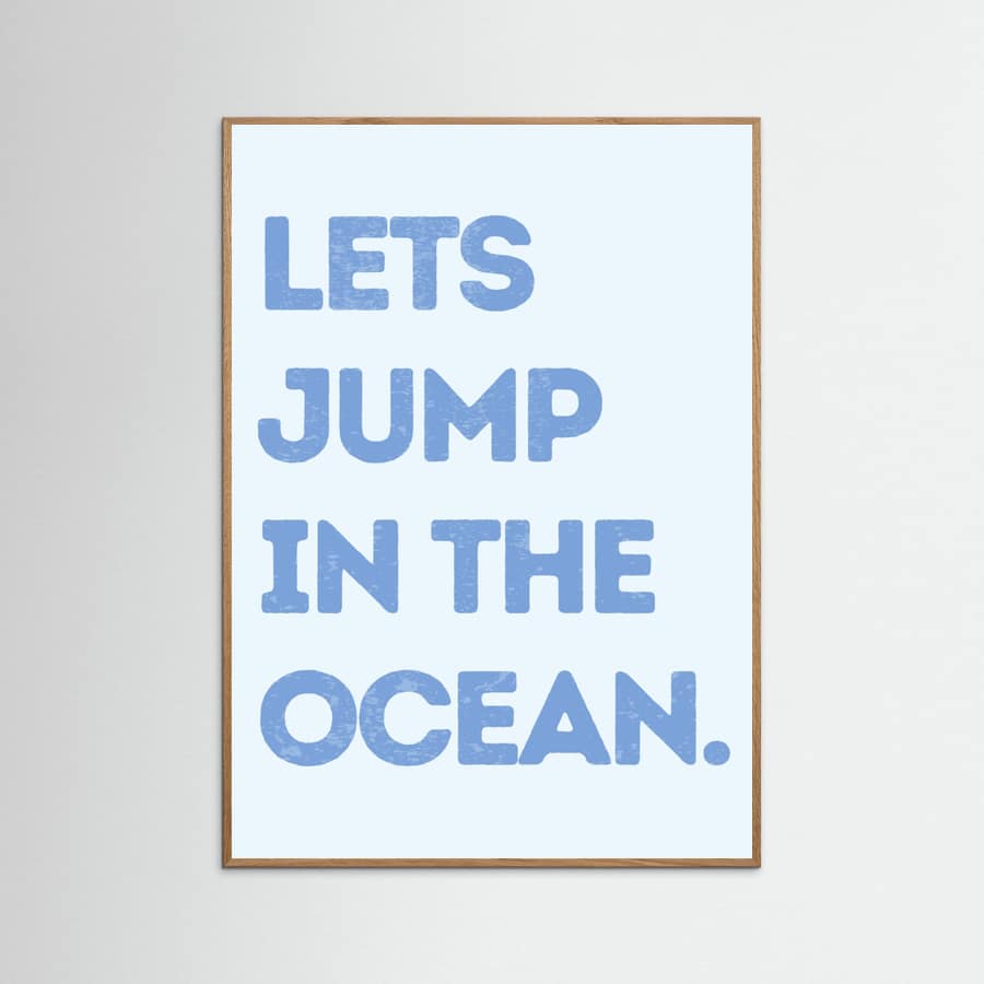 Jump In the Ocean Poster