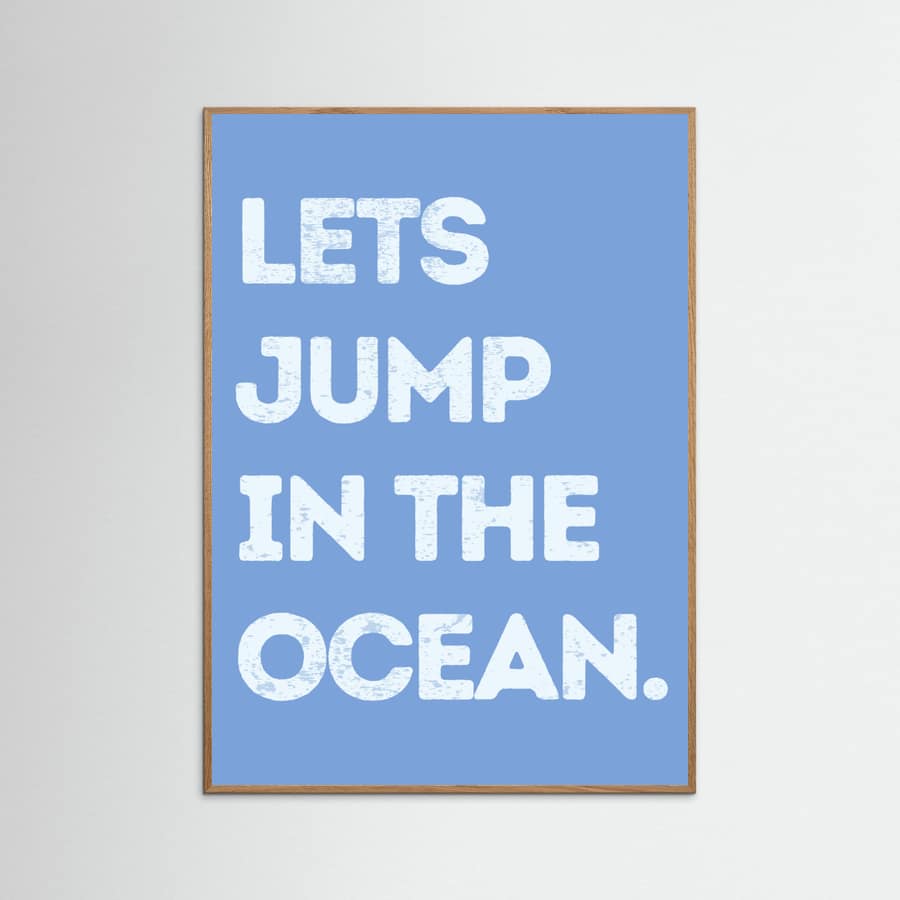 Jump In the Ocean Poster