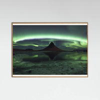Oak Nature Kirkjufell Aurora Poster