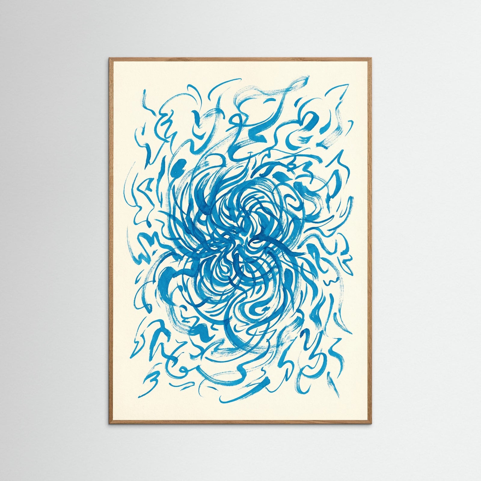 Oak Nature Klee Blue Gestures