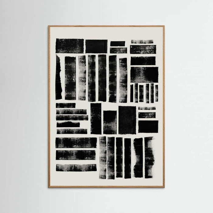 LINO CUT COMPOSITION Poster – poster and art print