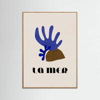 Oak Nature La Mer Abstract Ocean Poster No. 01