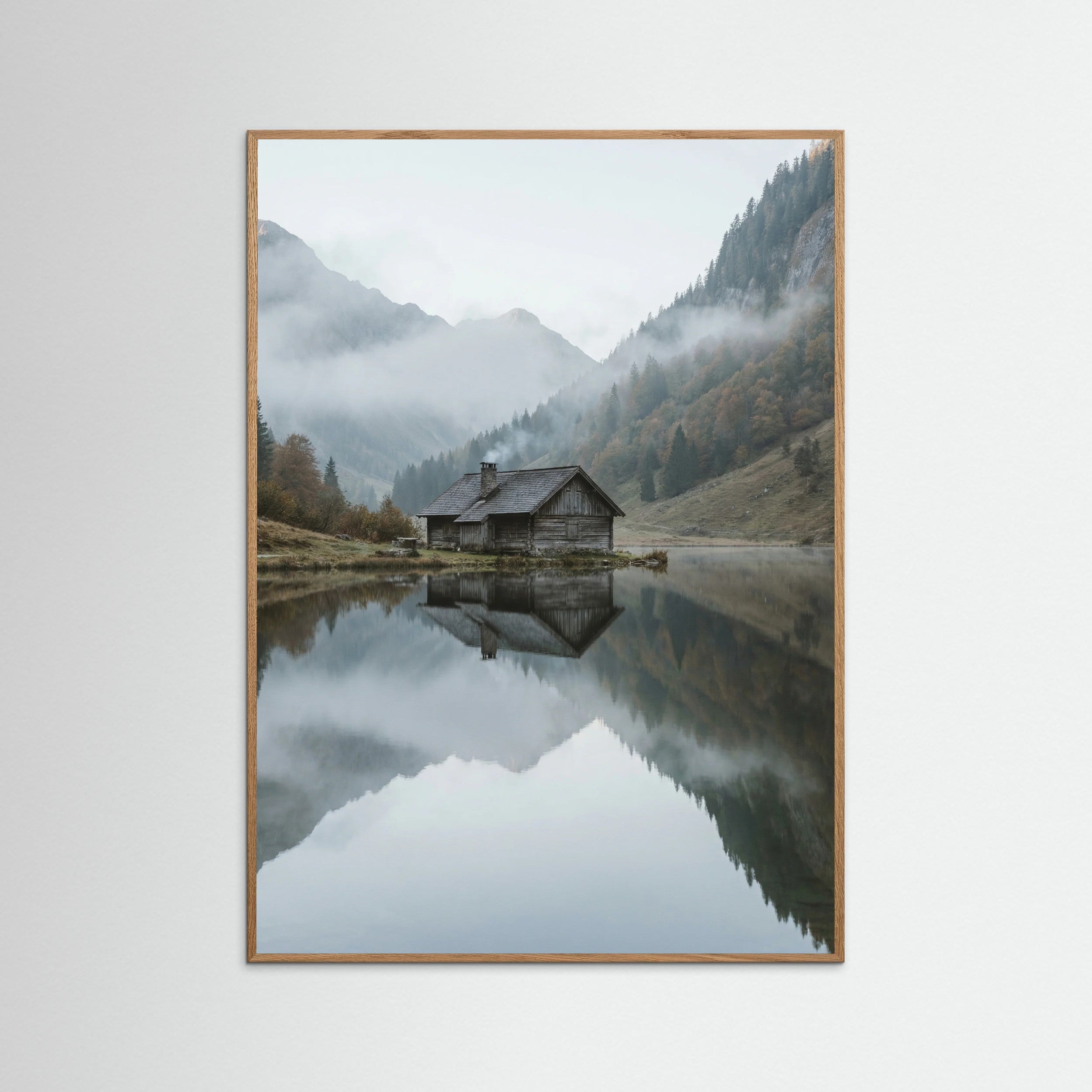 Oak Nature Lake Reflection Serenity