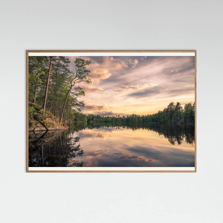 Plakat Lake tarmsjön, Sweden