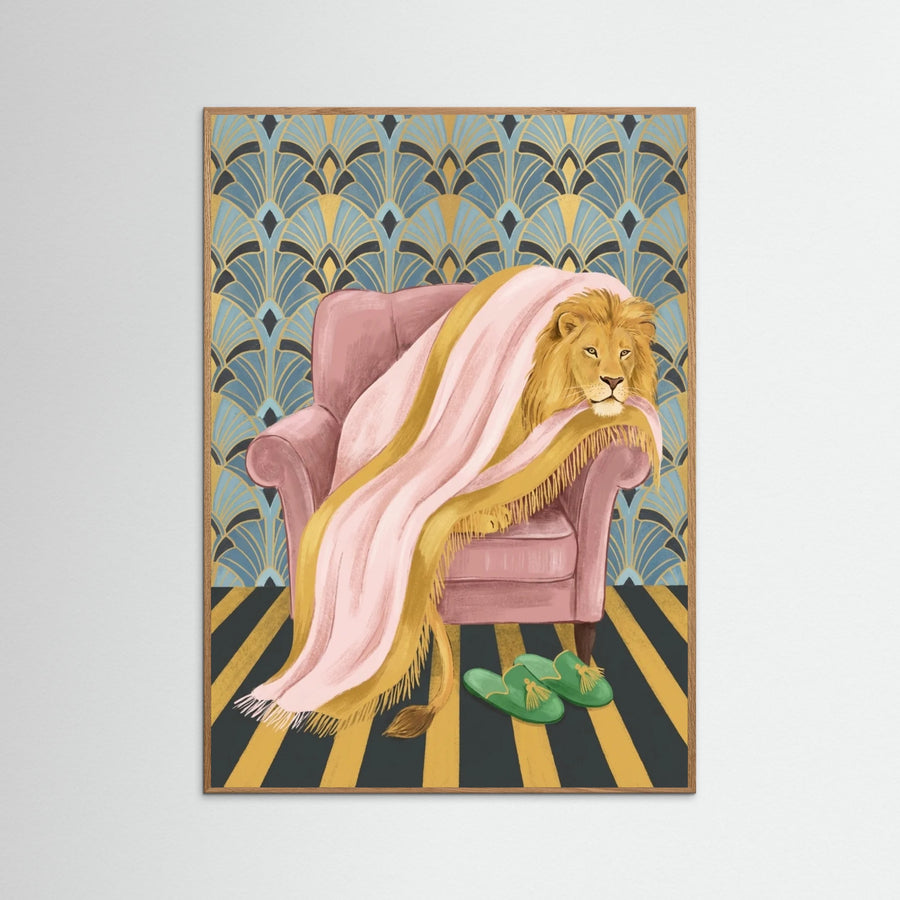 Lampshade Leopard