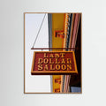 Plakat Last Dollar Saloon – plakat i druk artystyczny