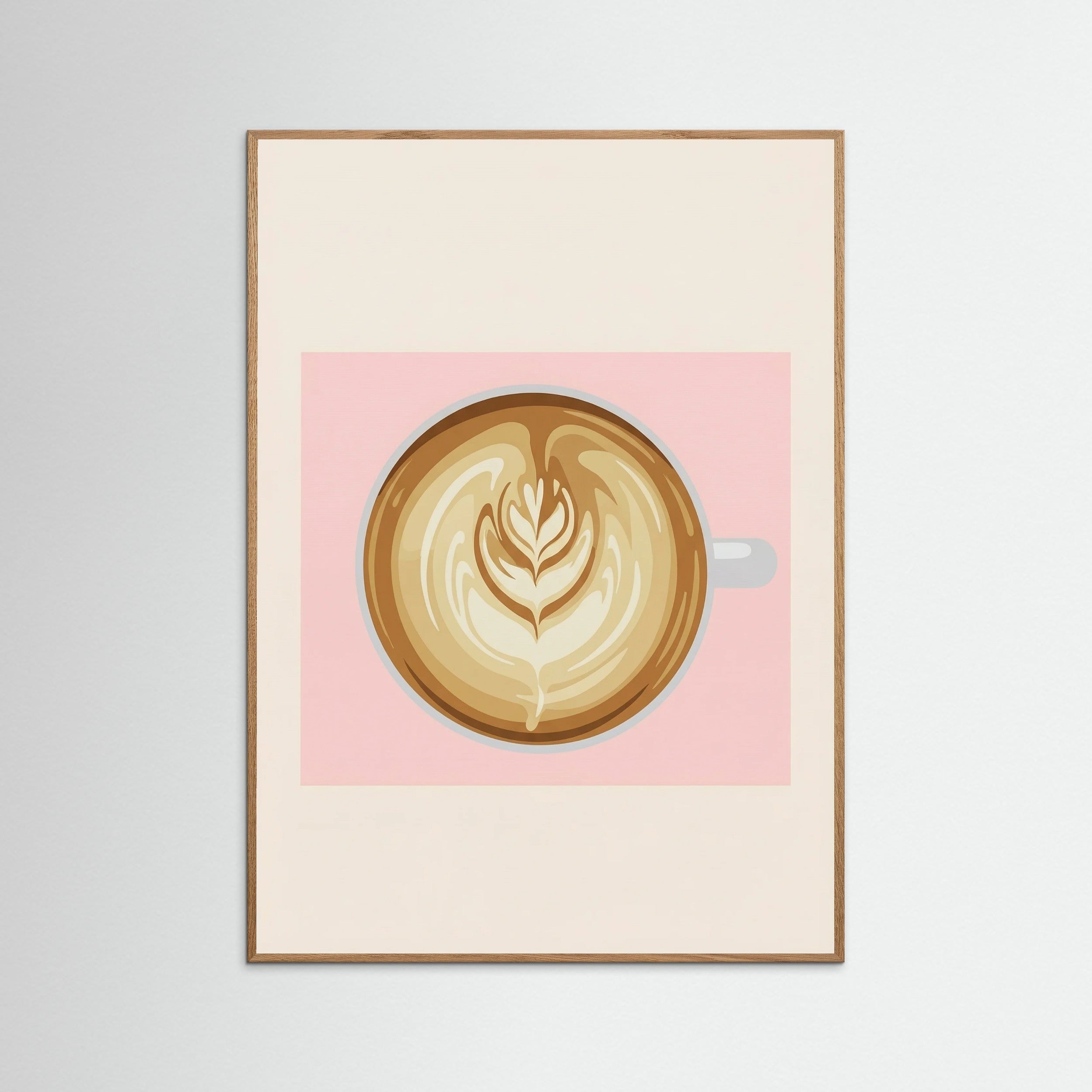 Oak Nature Latte Art Classic