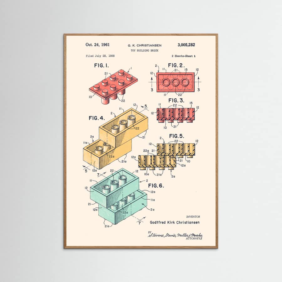 Plakat Lego Colors – plakat i druk artystyczny
