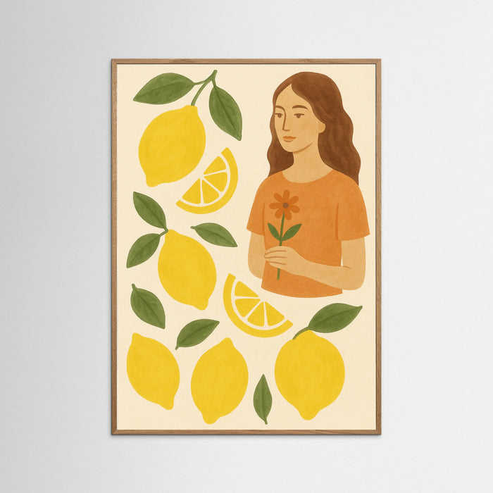 Oak Nature Lemon Artwork