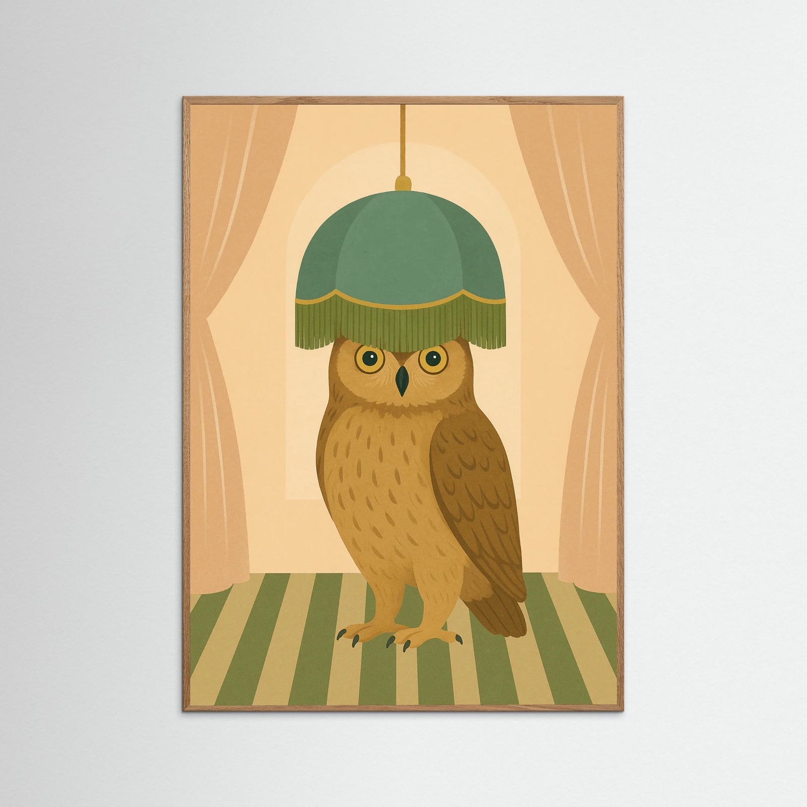 Oak Nature Leopard Lampshades