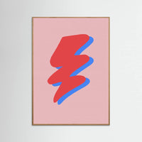 Oak Nature Lightning Poster